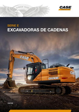 Catalogo Case CX210E español